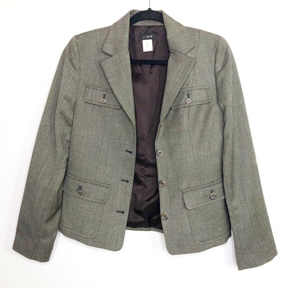 J Crew tweed wool jacket - Picture 1 of 11